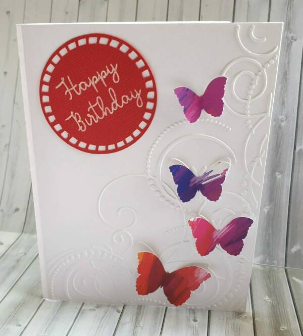 Pretty Birthday Butterflies Card