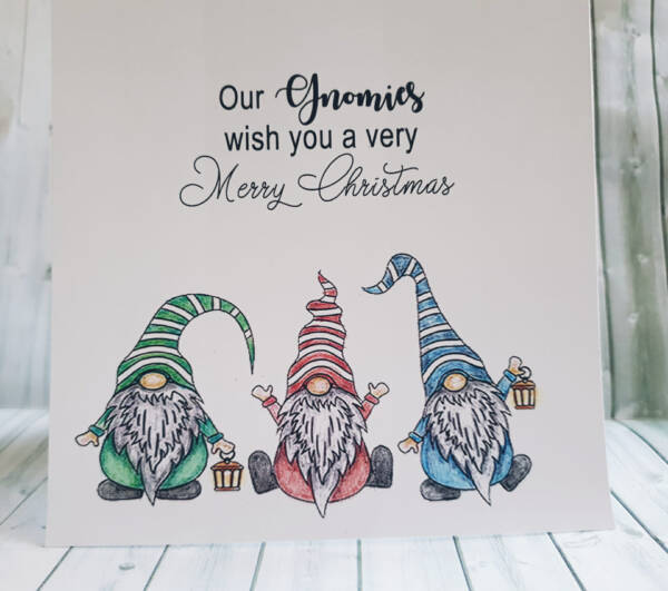 Gnomies Christmas Card (A)