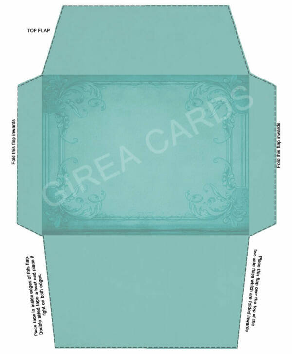 Vintage Envelope Template #V5 - Image 2