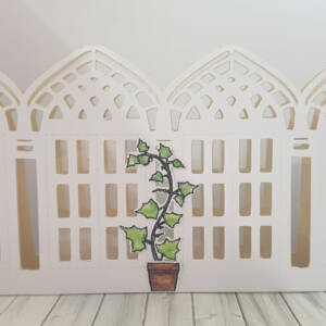 Victorian Windows birthday card