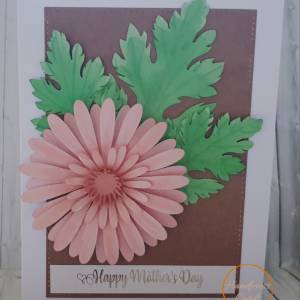 A Gerbera for Mother's Day Greeting Card