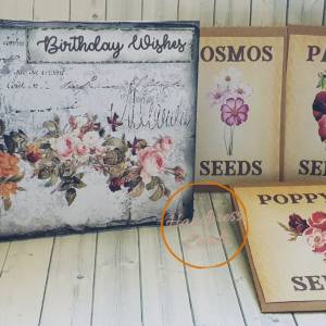 flower seed cards
