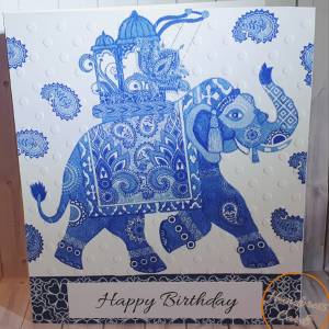Napkin Birthday Greeting Card