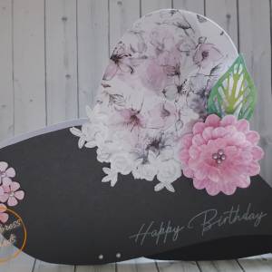 Cloche Hat Birthday Greeting Card