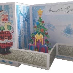 Santa pop out christmas card