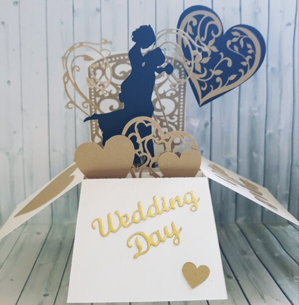 Wedding pop up card