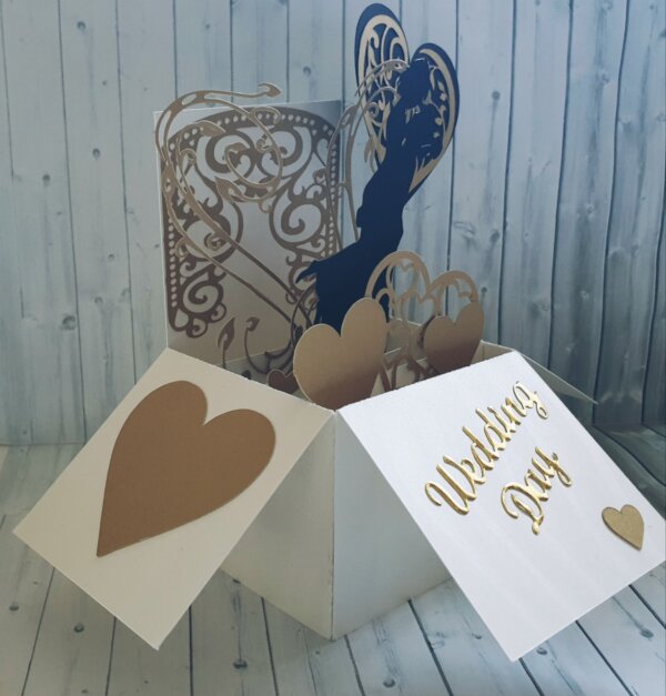 wedding pop up card