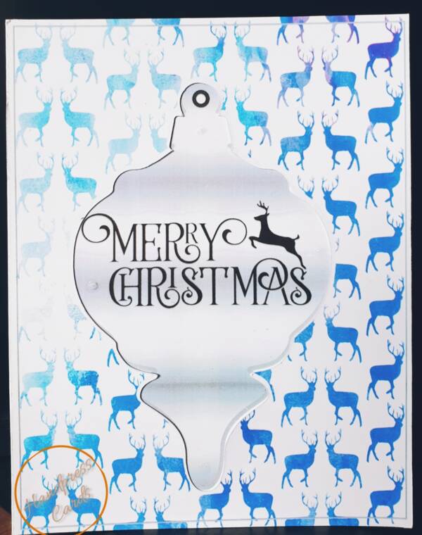 christmas decoration pop out card