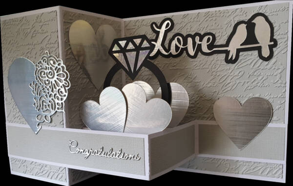 engagement greeting card