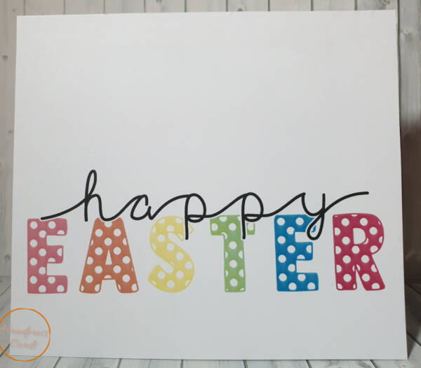 happy Easter greeting card