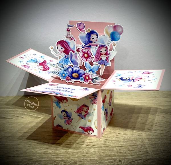 Fairy Birthday Pop up card - Image 2