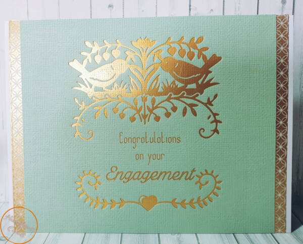 Engagement greeting card
