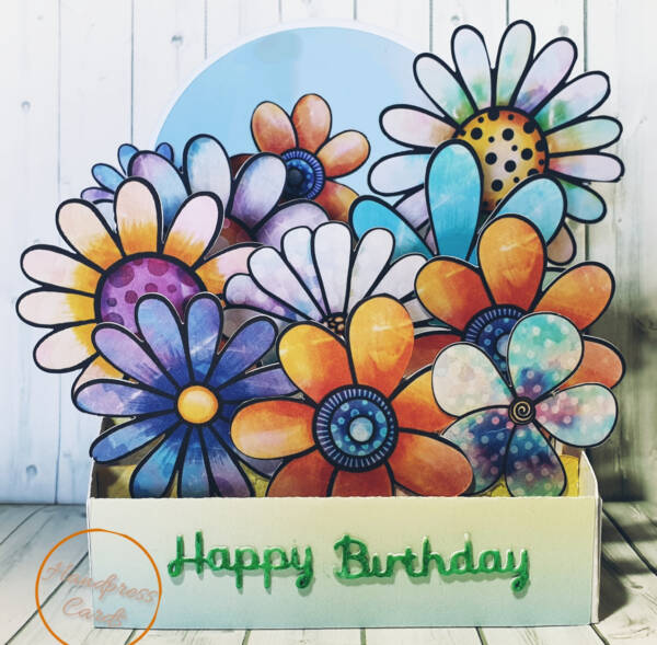 flower pop up box