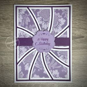 Purple Flowers Card
