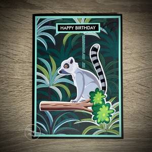Lemur Greeting Card