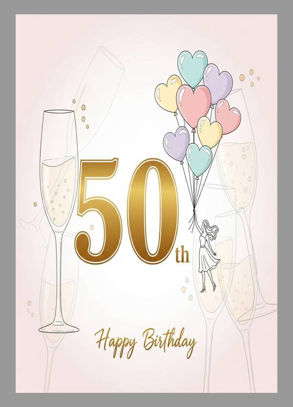 50th birthday card