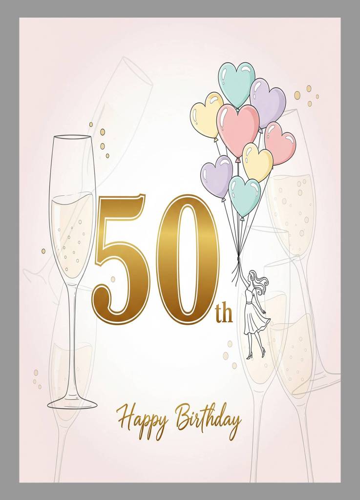 50th birthday card