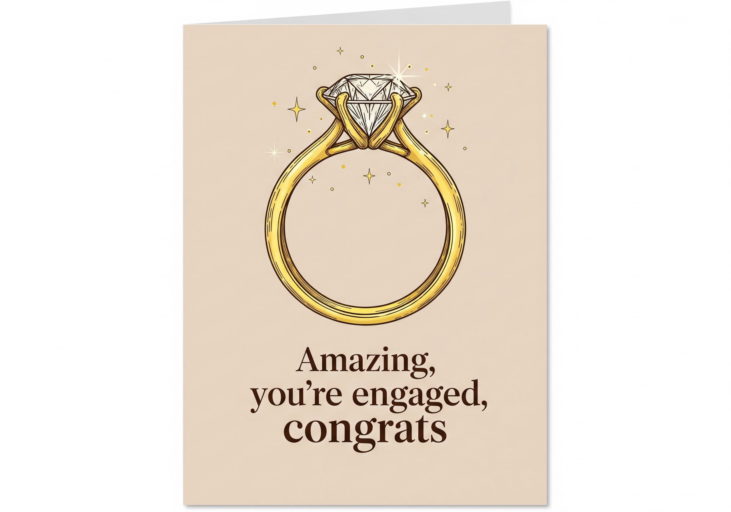 Amazing Engagement Card
