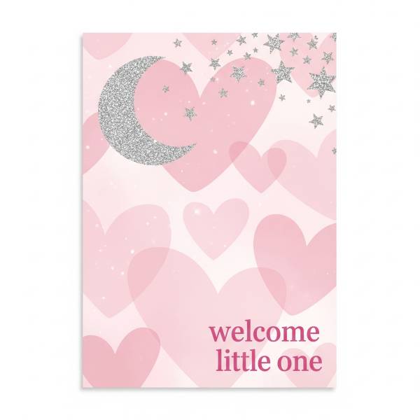 new baby girl greeting card