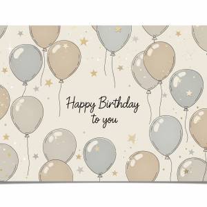 free birthday greeting card to print