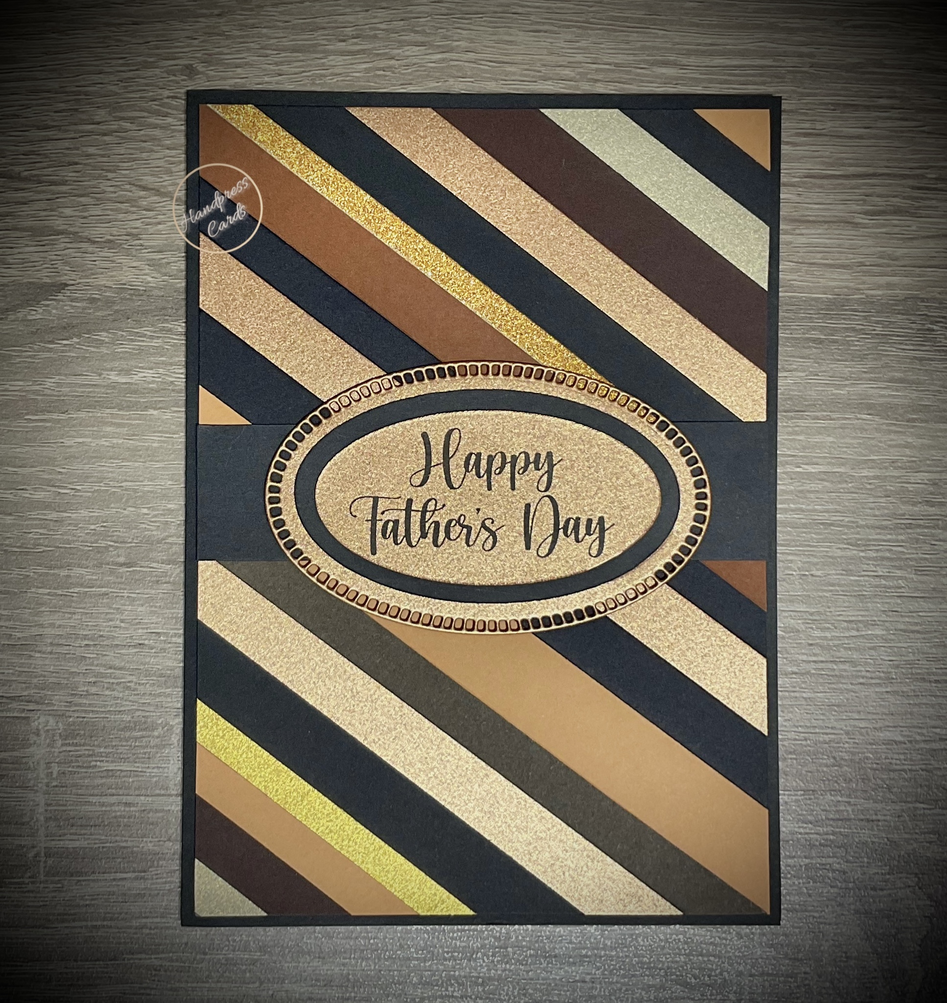 Striped Father's Day Card