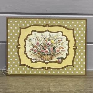 Flowers basket any occasion card