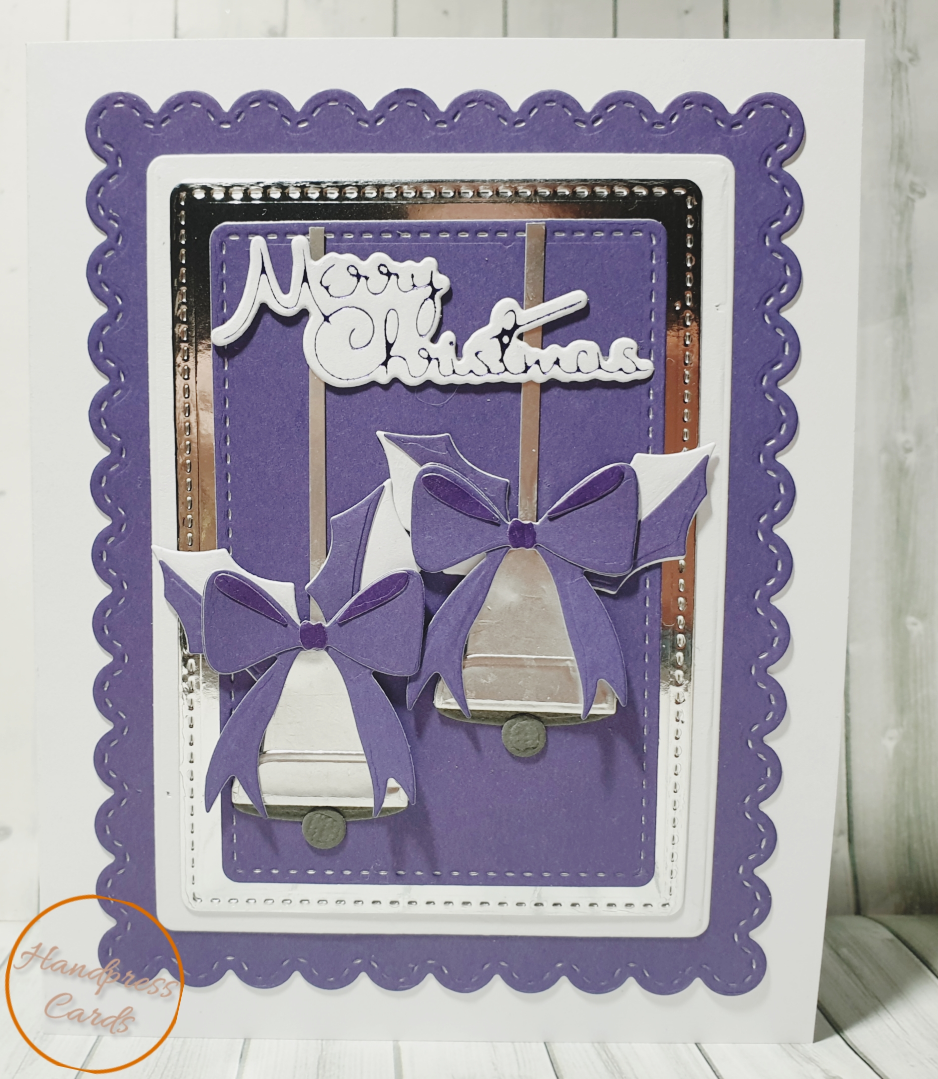 Silver Bells Christmas Card