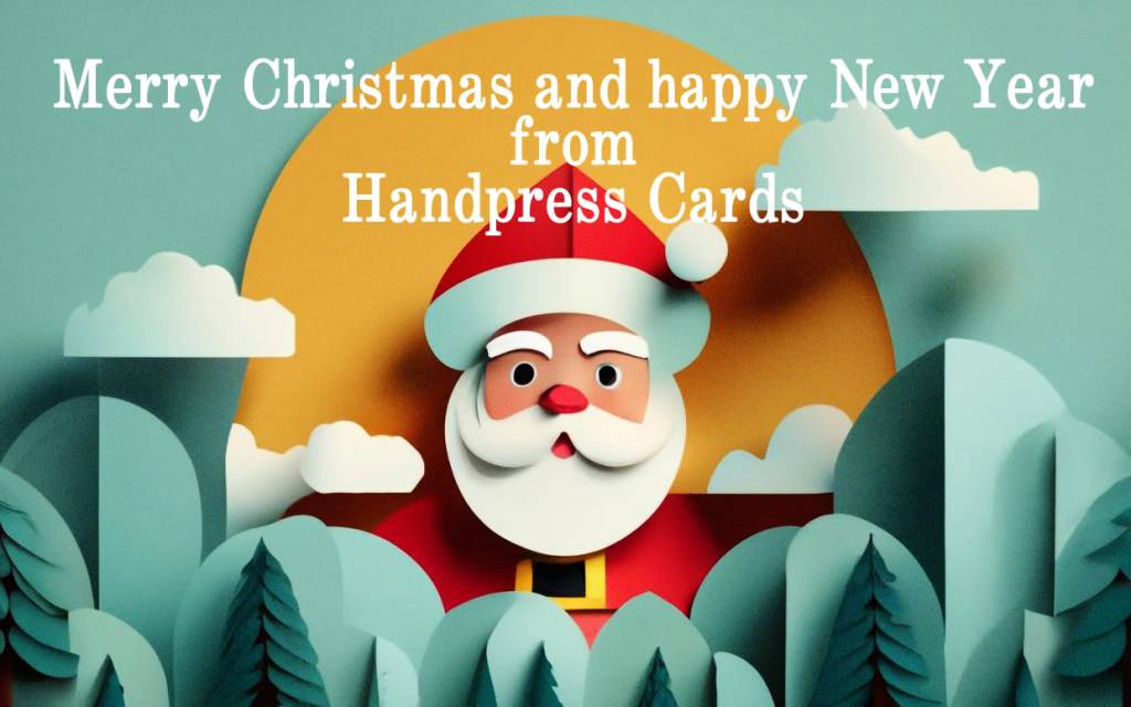 Merry christmas from Handpress Cards