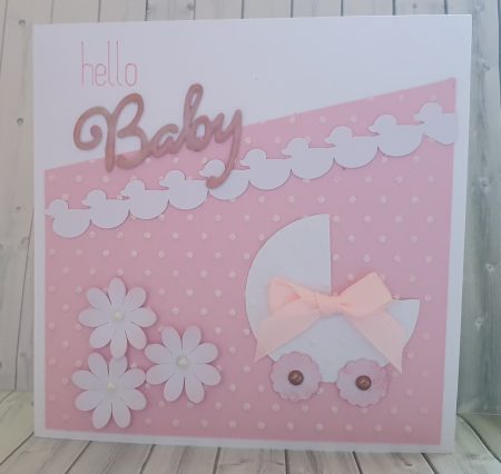 welcome baby greeting card