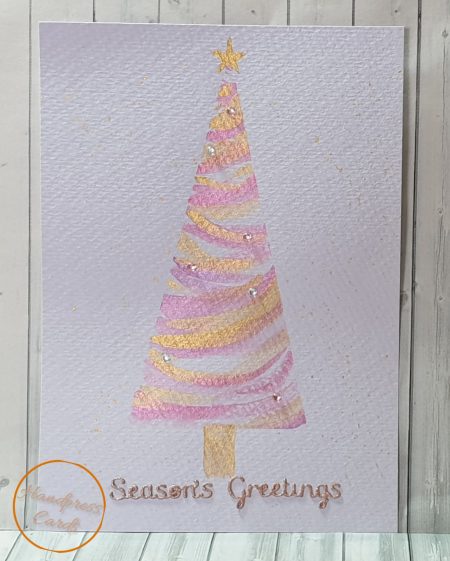 handpainted christmas greeting cards