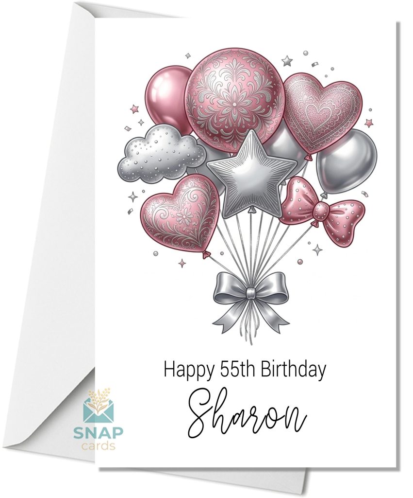 female personalised birthday card | Snapcards
