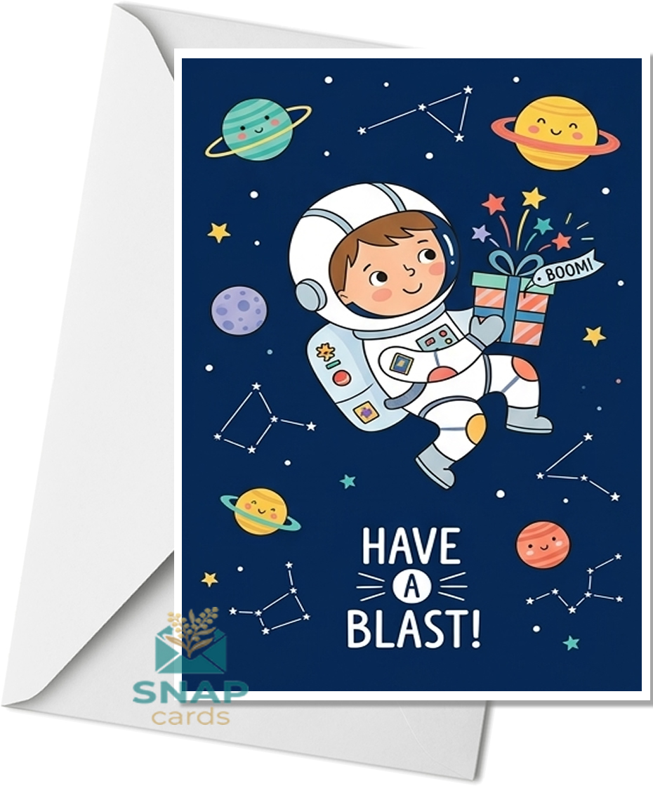 Australian animlans celebrating a birthday greeting card