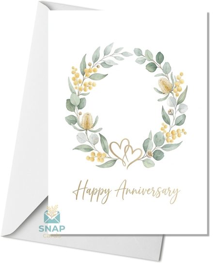 botanical anniversary card | Paperhugz