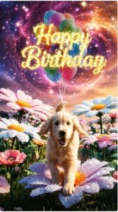 Birthday dog front Video greeting cards | Paperhugz