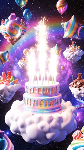 exploding birthday cake video greeting card | Paperhugz